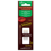 Black Gold Hand Sewing Needles (Quilting) No. 10